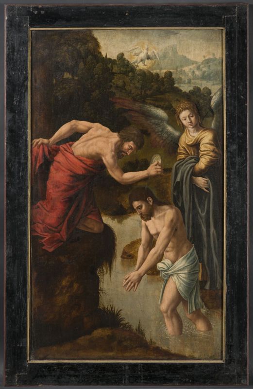 Retable de saint Denis
Baptême du Christ / Arrestation du Christ