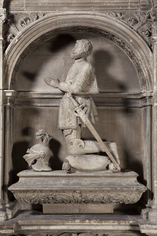 Grafmonument van Arnoul de Hornes en zijn echtgenote