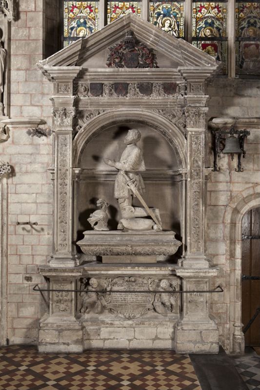Grafmonument van Arnoul de Hornes en zijn echtgenote