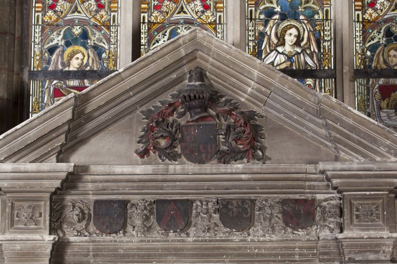 Grafmonument van Arnoul de Hornes en zijn echtgenote