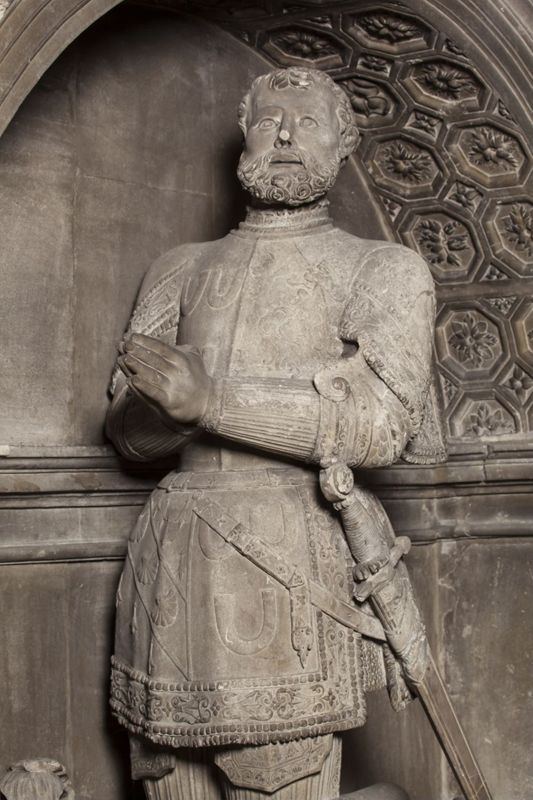 Grafmonument van Arnoul de Hornes en zijn echtgenote
