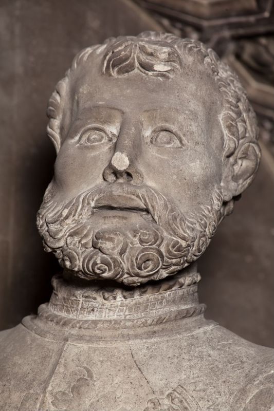 Grafmonument van Arnoul de Hornes en zijn echtgenote