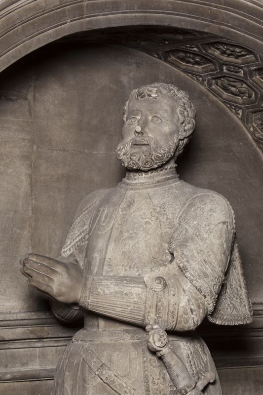 Grafmonument van Arnoul de Hornes en zijn echtgenote
