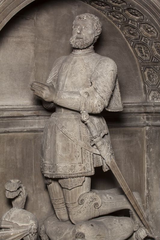 Grafmonument van Arnoul de Hornes en zijn echtgenote