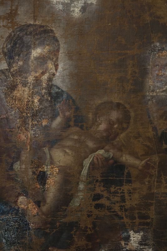 Sacra conversazione avec saint Jean-Baptiste et saint Jean