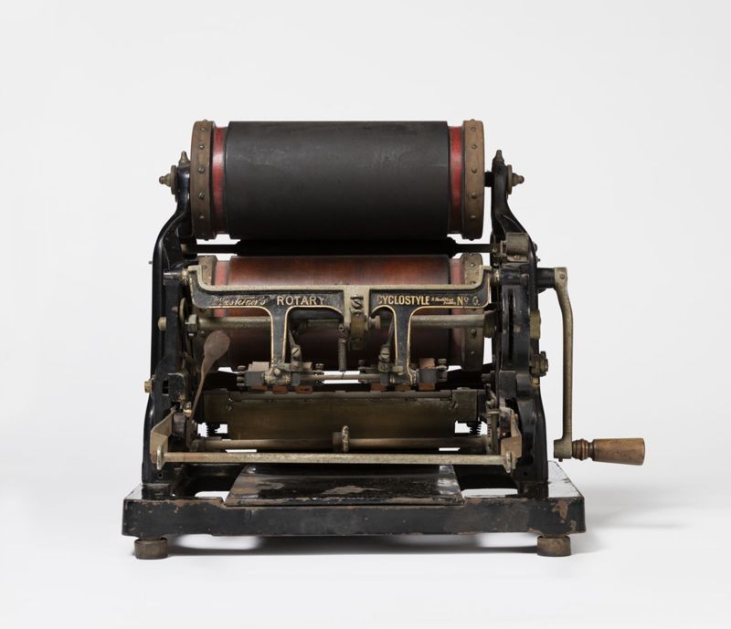 Duplicateur de marque Gestetner, modèle n°6
