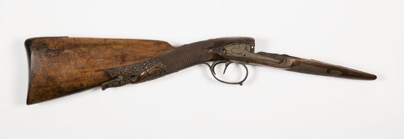 Crosse de fusil décorée