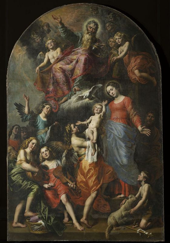H. Drievuldigheid met O.-L.-Vrouw en H. Johannes de Doper