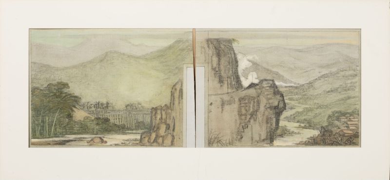 Etude pour la décoration de la Salle des Papillons (à gauche)