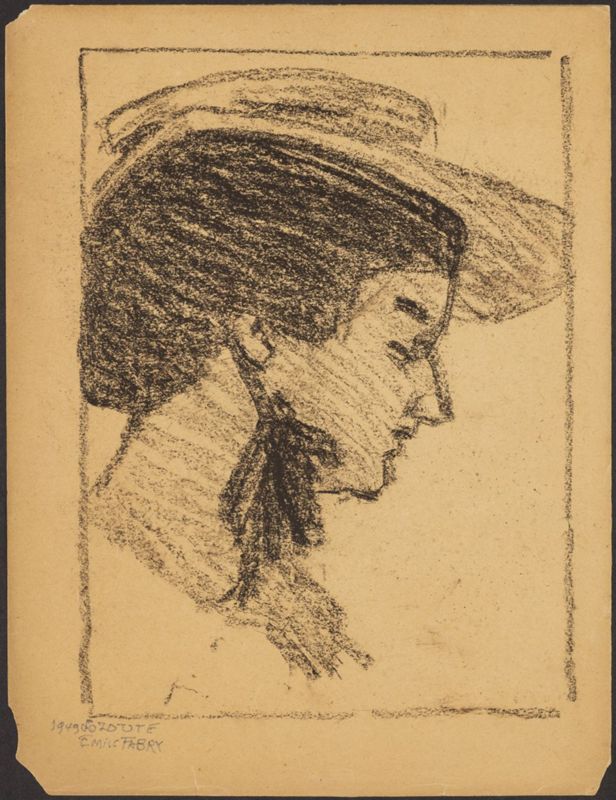 La femme au chapeau