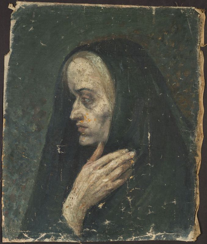 La dame éplorée