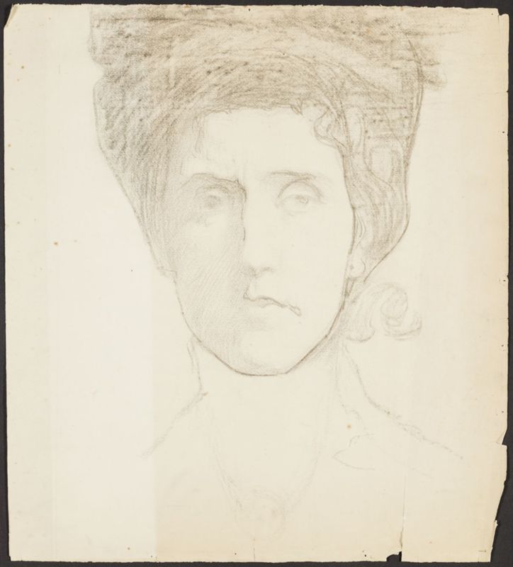 Etude pour le portrait de la femme de l'artiste
