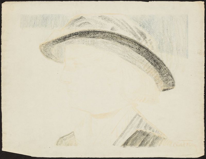 Portrait de la femme de l'artiste