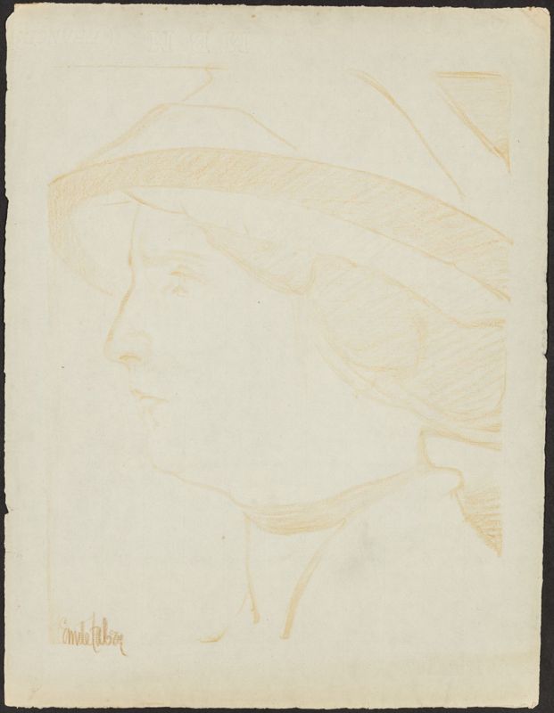 Portrait de la femme de l'artiste