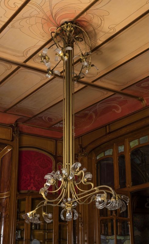 lustre[lampe] / Hôtel Solvay, Bruxelles, avenue Louise 224