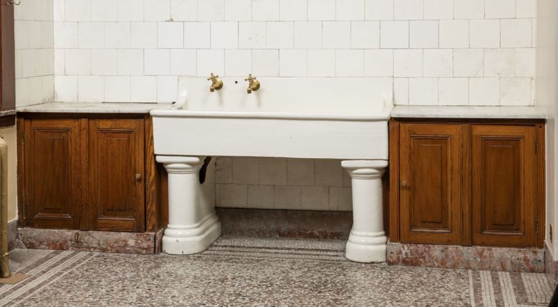 lavabo[sanitaire] / Hôtel Solvay, Bruxelles, avenue Louise 224