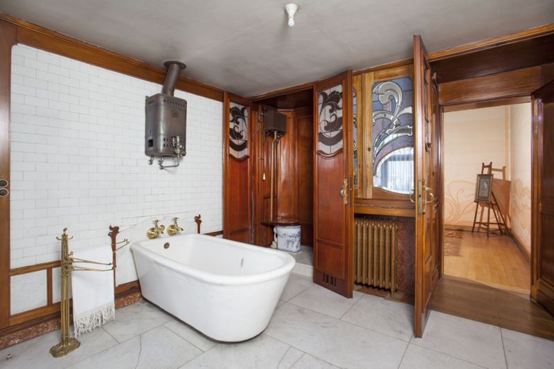 salle de bain / Hôtel Solvay, Bruxelles, avenue Louise 224