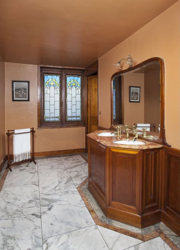 lavabo[sanitaire] / Hôtel Solvay, Bruxelles, avenue Louise 224