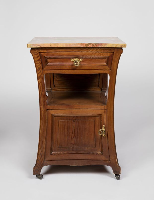 table de nuit / Hôtel Solvay, Bruxelles, avenue Louise 224