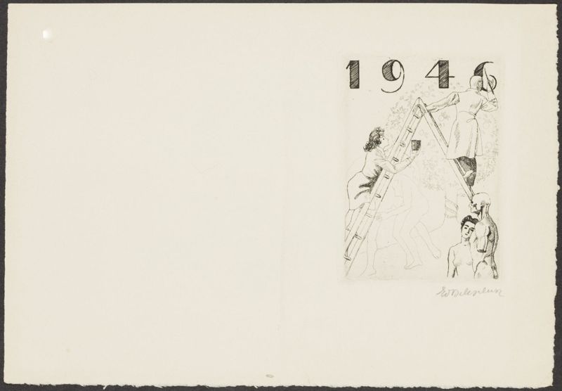 Carte de voeux 1946