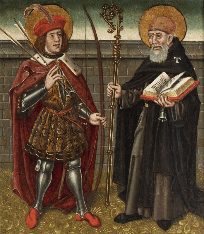 Saint Sébastien et saint Antoine l'ermite