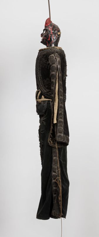 Tête de Lucifer et corps de bandit mexicain