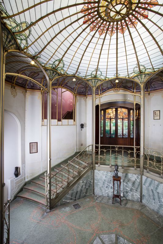 jardin d'hiver / Hôtel van Eetvelde, Bruxelles, avenue Palmerston 2-4
