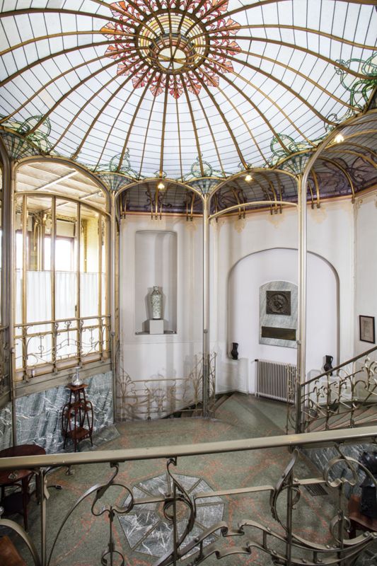 jardin d'hiver / Hôtel van Eetvelde, Bruxelles, avenue Palmerston 2-4