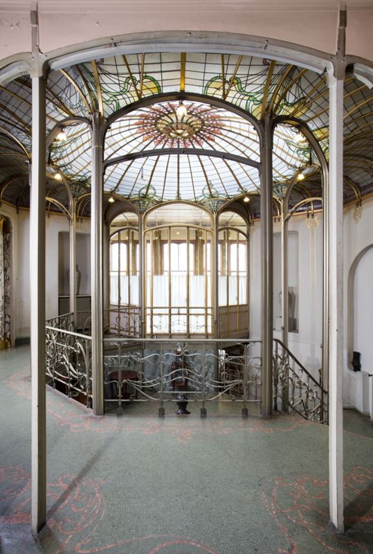 jardin d'hiver / Hôtel van Eetvelde, Bruxelles, avenue Palmerston 2-4