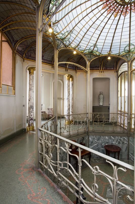 jardin d'hiver / Hôtel van Eetvelde, Bruxelles, avenue Palmerston 2-4