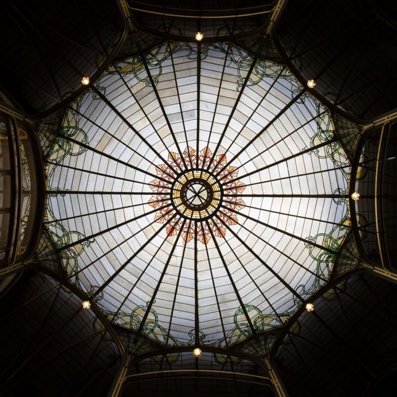 coupole[voûte] / Hôtel van Eetvelde, Bruxelles, avenue Palmerston 2-4
