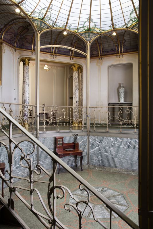 jardin d'hiver / Hôtel van Eetvelde, Bruxelles, avenue Palmerston 2-4