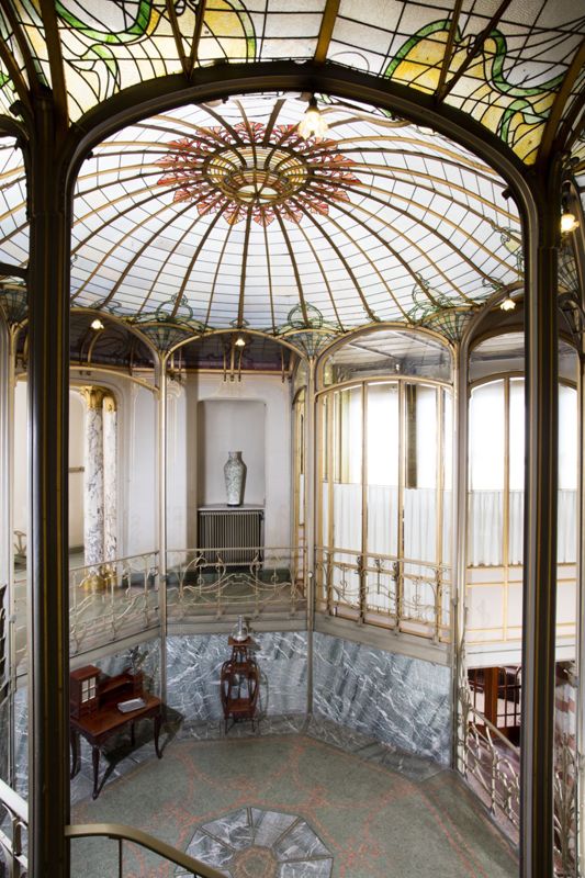 jardin d'hiver / Hôtel van Eetvelde, Bruxelles, avenue Palmerston 2-4