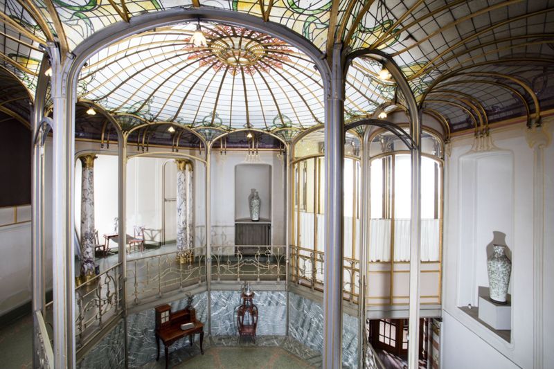 jardin d'hiver / Hôtel van Eetvelde, Bruxelles, avenue Palmerston 2-4