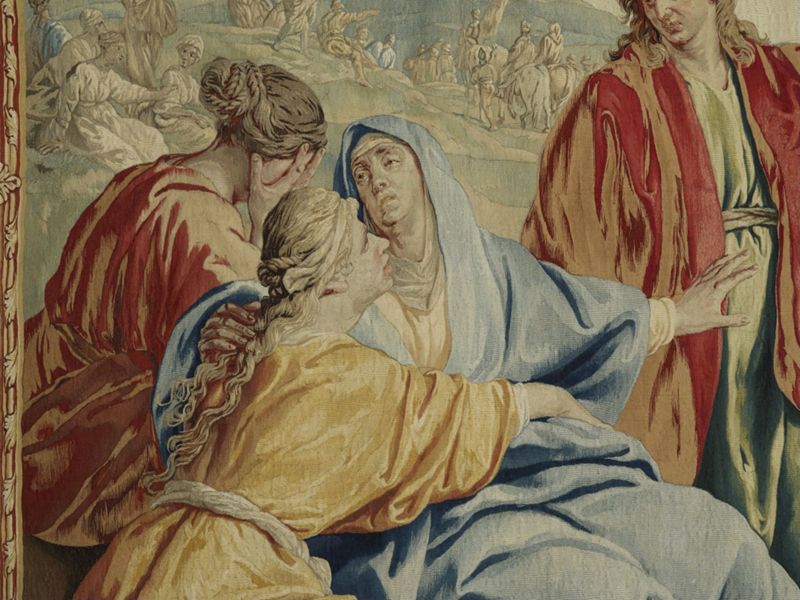 Kruisdraging: Jezus ontmoet de dochters van Jeruzalem