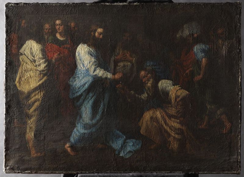 Saint Pierre recevant les clés du Christ