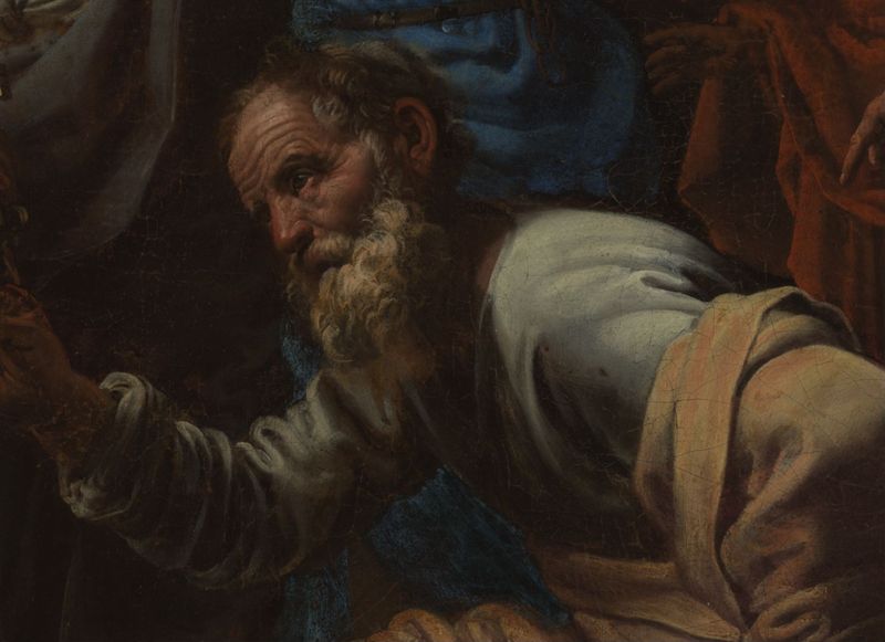 Saint Pierre recevant les clés du Christ