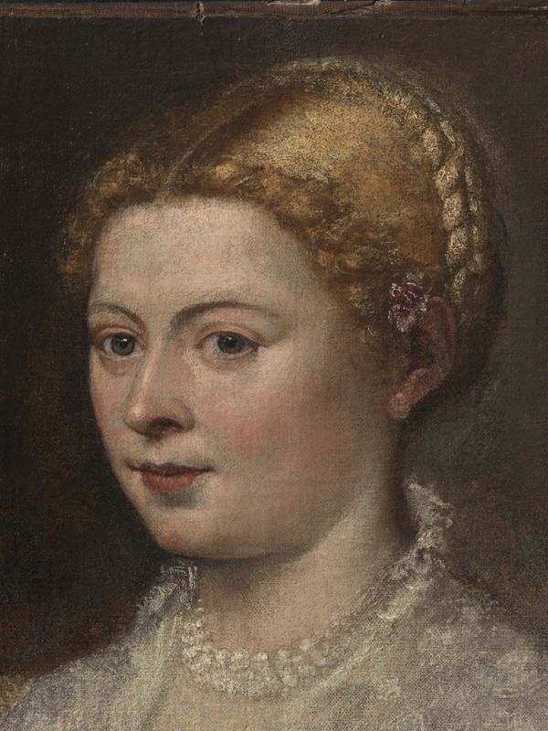 Portret van een vrouw met kind