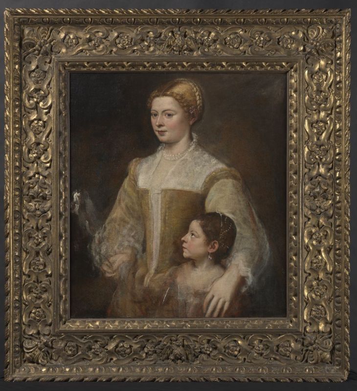 Portret van een vrouw met kind