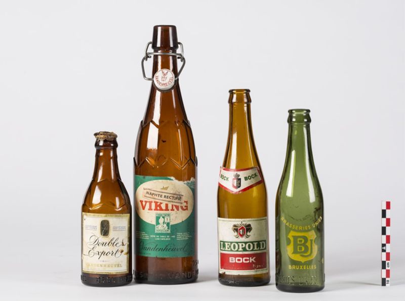 Ensemble de bouteilles de bières bruxelloises