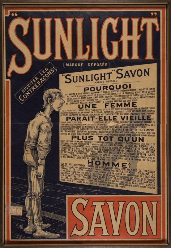 Sunlight Savon ou Pourquoi une femme paraît-elle vieille plus tôt qu'un homme?