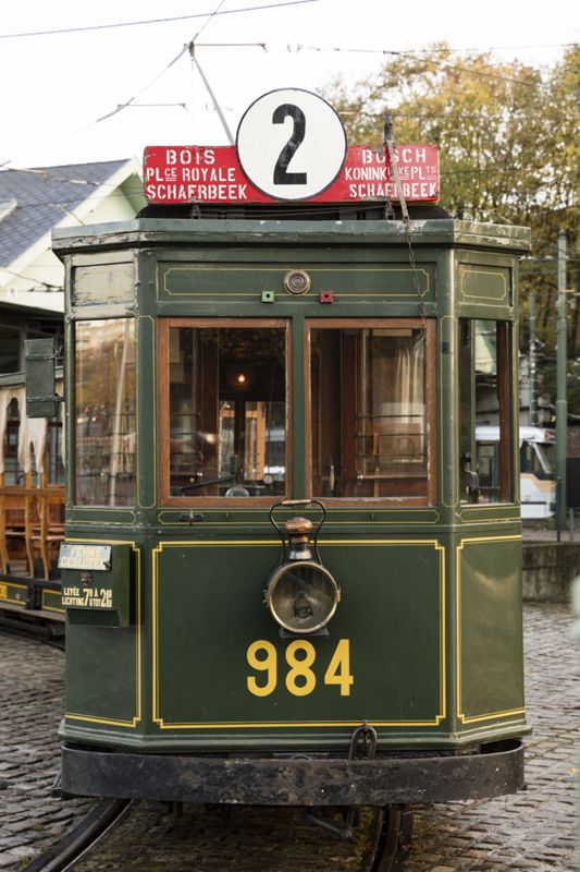 Tramway 984 et remorque 301