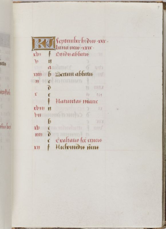 Livre d'heures de Janneke Bollengier, usage de Rome
