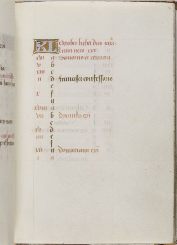 Livre d'heures de Janneke Bollengier, usage de Rome