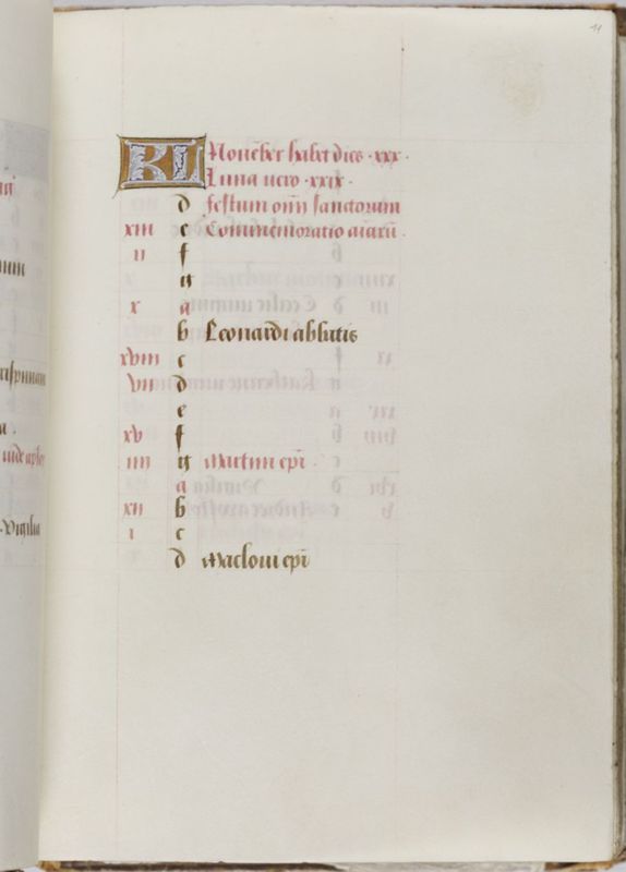 Livre d'heures de Janneke Bollengier, usage de Rome