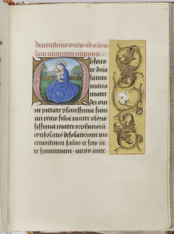 Livre d'heures de Janneke Bollengier, usage de Rome