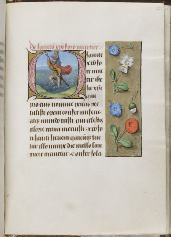 Livre d'heures de Janneke Bollengier, usage de Rome