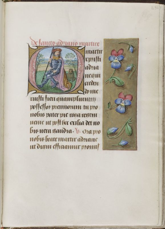 Livre d'heures de Janneke Bollengier, usage de Rome