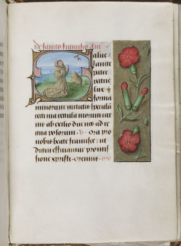 Livre d'heures de Janneke Bollengier, usage de Rome