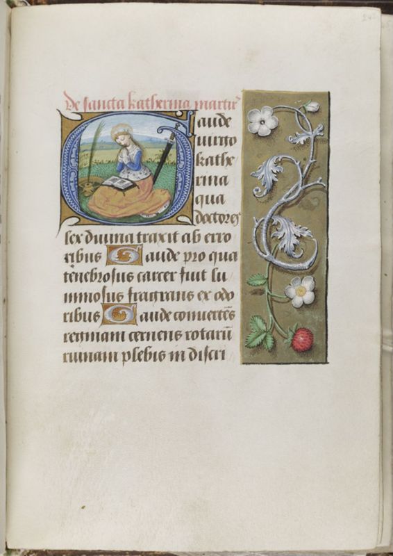 Livre d'heures de Janneke Bollengier, usage de Rome